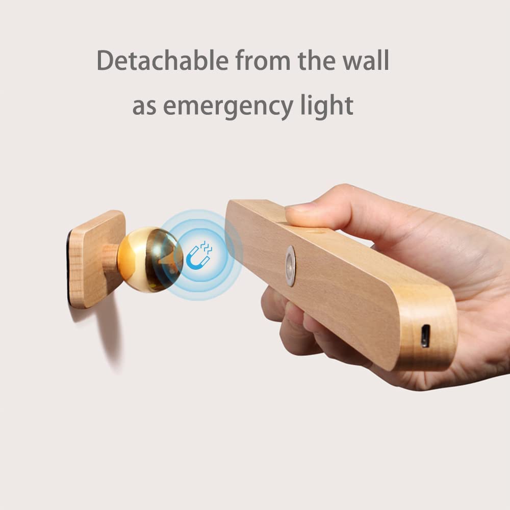 'Woodlandia' Wooden Rechargeable Magnetic LED Night Lamp
