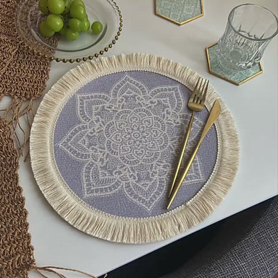 Wren Bohemian Ethnic Style Placemat Fabric Table Mats