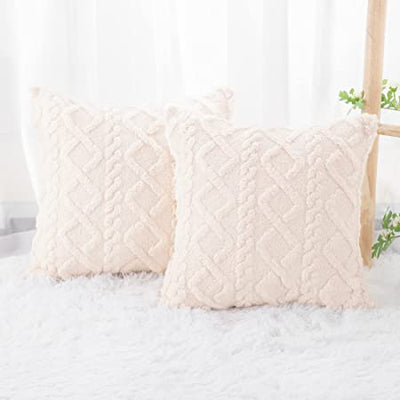 'Celestia' Fluffy Soft Throw Pillow Cover