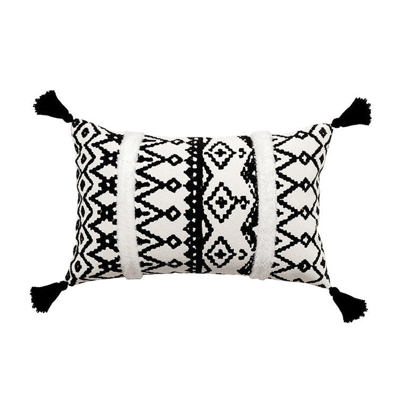 Alaric Geometric Pillow Cover-Artes Designs-B1-12"x20"-