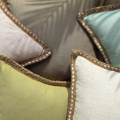 'Aloiza' Cushion Covers-Pillows-Deep coffee-30x50cm-Pillow-Artes Designs