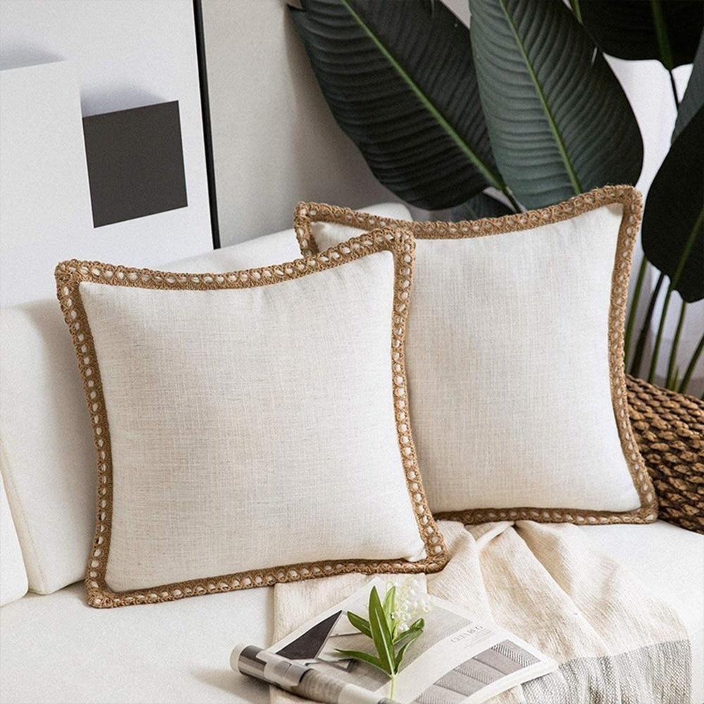 'Aloiza' Cushion Covers-Pillows-Beige-50x50cm-Pillow-Artes Designs