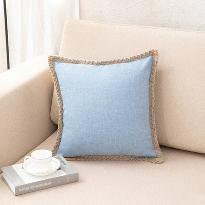 'Aloiza' Cushion Covers-Pillows-Light blue-50x50cm-Pillow-Artes Designs