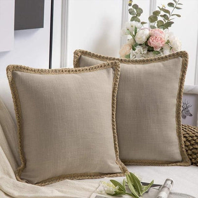 'Aloiza' Cushion Covers-Pillows-Light coffee-50x50cm-Pillow-Artes Designs