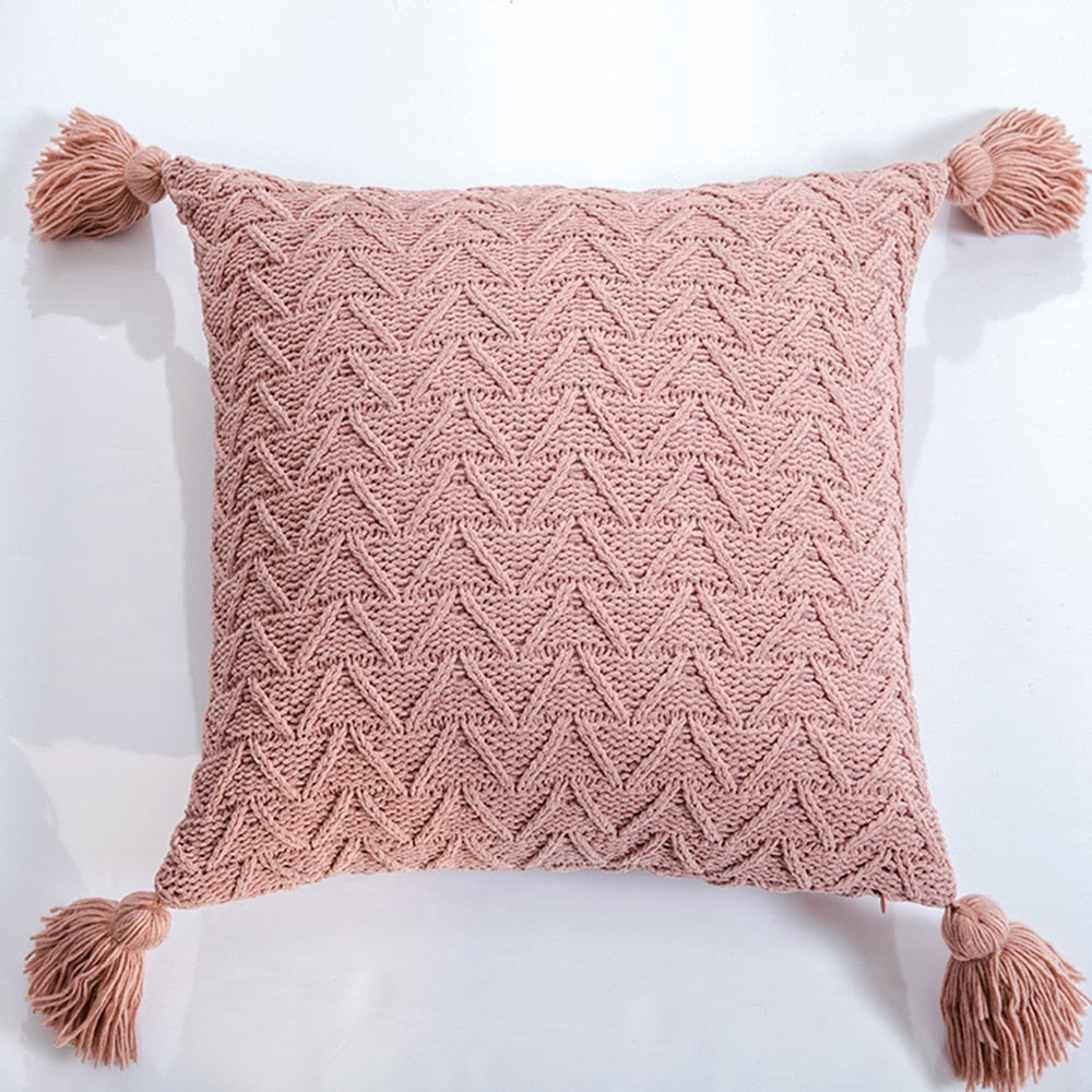 Alvin Pillow Covers-Pillows-Pink-45x45-Pillow-Artes Designs
