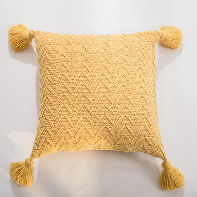 Alvin Pillow Covers-Pillows-Yellow-45x45-Pillow-Artes Designs