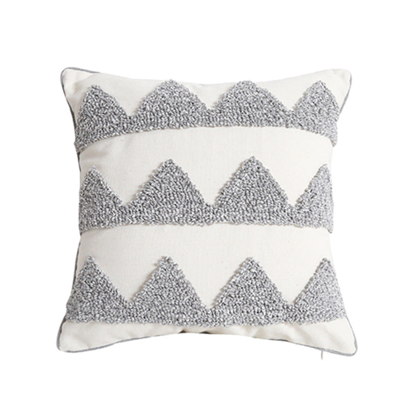 Cercil Geometric Pillow Cover-Artes Designs-B-18"x18"-
