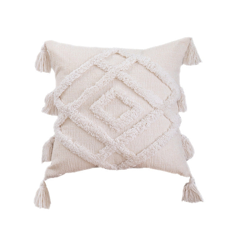 Cetin Geometric Pillow Cover-Artes Designs-A-18"x18"-