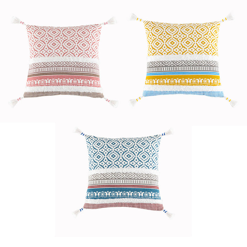 Deja Modern Moroccan Style Pillow Cases Soft Textured Woven Pillowcase