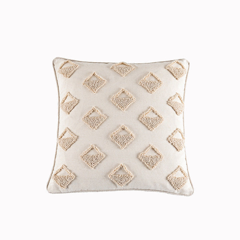 Dahlia Geometric Pillow Cover-Artes Designs-A-18"x18"-