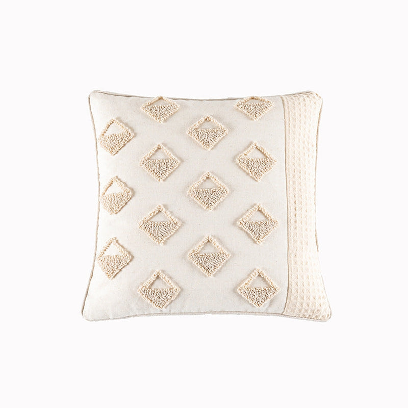 Dahlia Geometric Pillow Cover-Artes Designs-B-18"x18"-