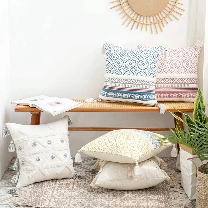 Deja Textured Pillow Cover-Artes Designs-