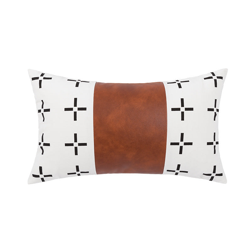 Della Geometric Pillow Cover-Artes Designs-J-12"x20"-