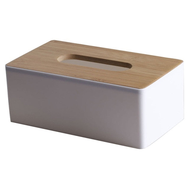 'Elens' Tissue Box-Tissue Box-White x Brown-Tissue Box-Artes Designs