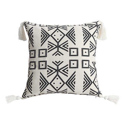 Evaro Geometric Pillow Cover-Artes Designs-C-18"x18"-