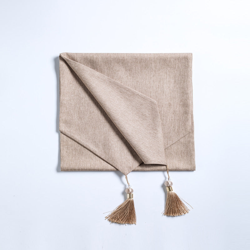 Evie Tablecloth-Artes-Designs-Brown-32x120cm-