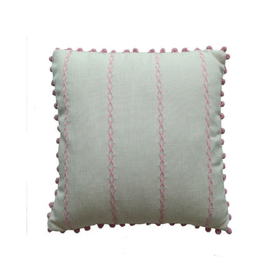 Fauna Striped Pillow Cover-Artes Designs-A-18"x18"-