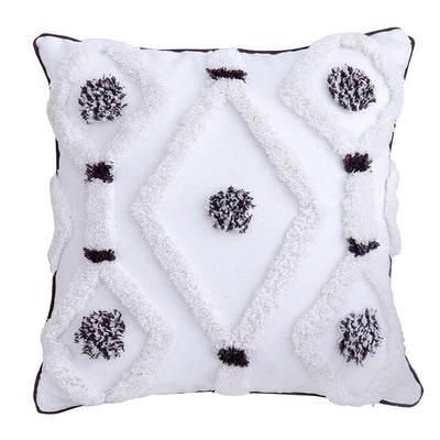Fern Geometric Pillow Cover-Artes Designs-A-18"x18"-