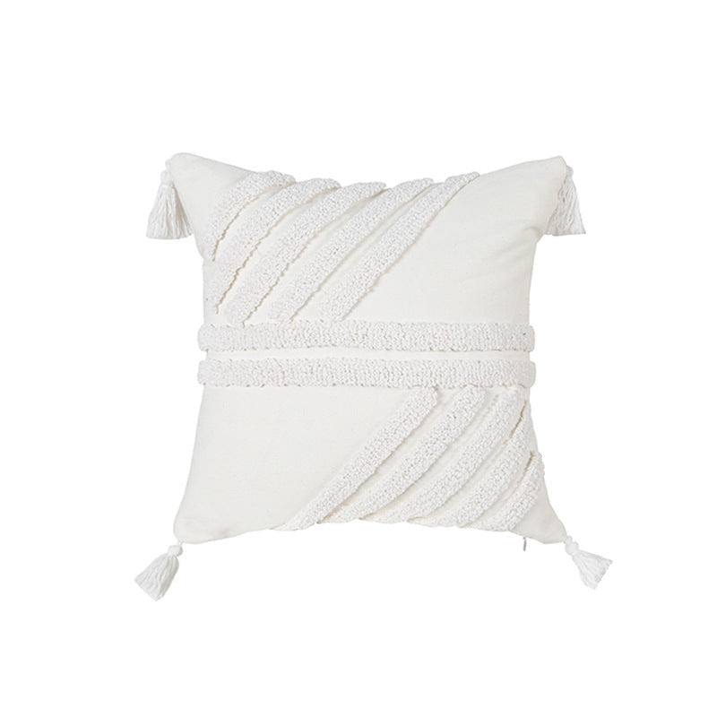 Freli Geometric Pillow Cover-Artes Designs-B-18"x18"-