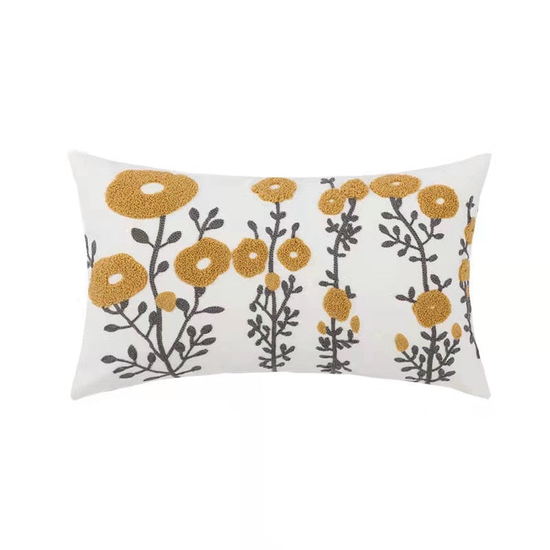 'Nava' Floral Geometric Pillow Case