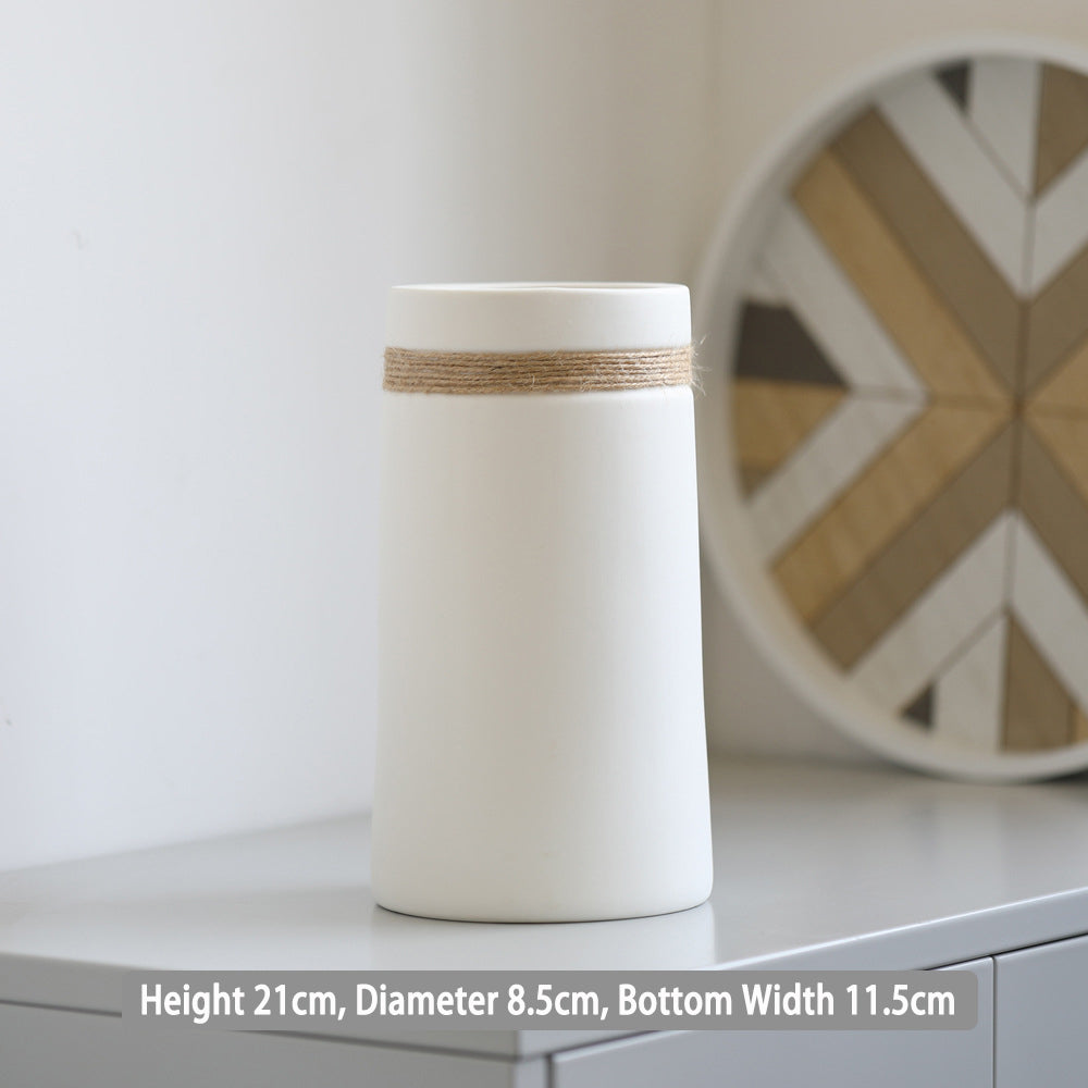 'Moderna' Ceramic Vase-Vases-E-Home Decor, Vases-Artes Designs