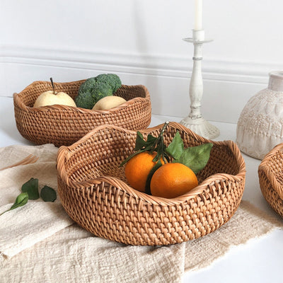 'Howen' Fruit Basket-Kitchen-Brown-S-Basket, Fruit Basket, Kitchen, Storage Basket, Storage Oragnizer-Artes Designs