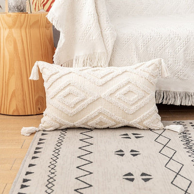 'Ivory' Cushion Cover-Pillows-B Rectangle-Pillow-Artes Designs