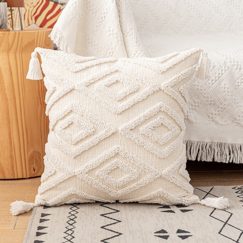 'Ivory' Cushion Cover-Pillows-B Square-Pillow-Artes Designs