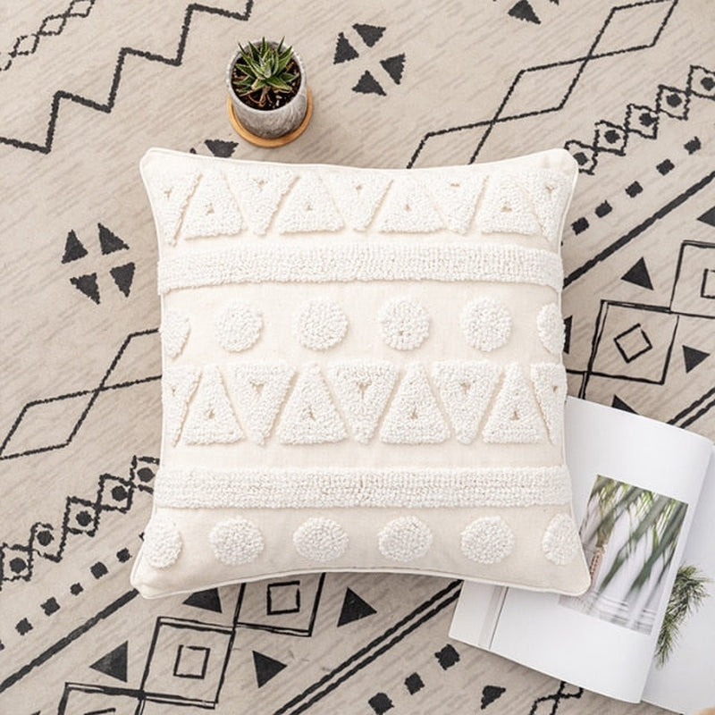 'Ivory' Cushion Cover-Pillows-C Square-Pillow-Artes Designs