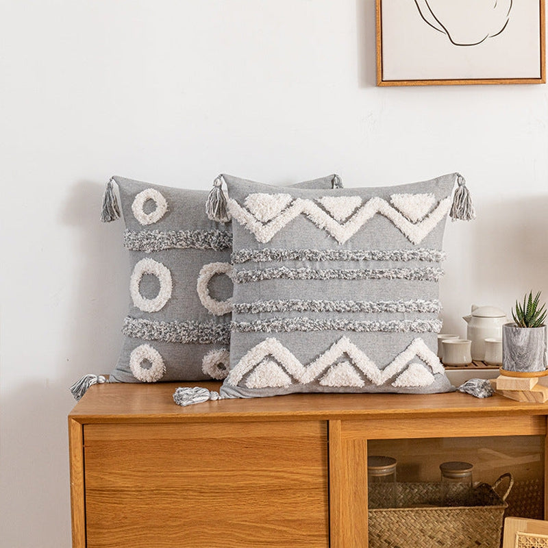Jarvis Geometric Pillow Cover-Artes Designs-