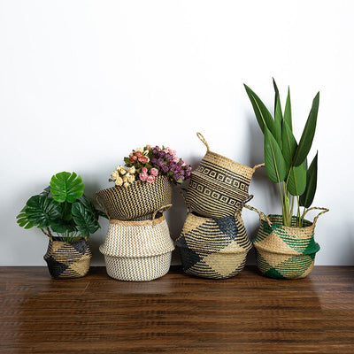 'Jorg' Handmade Woven Basket-Baskets-Natural-22x19cm-Basket-Artes Designs