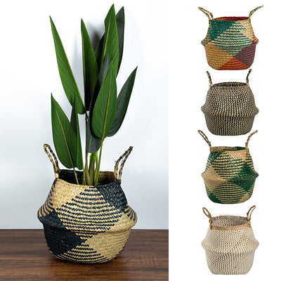 'Jorg' Handmade Woven Basket-Baskets-Natural-22x19cm-Basket-Artes Designs