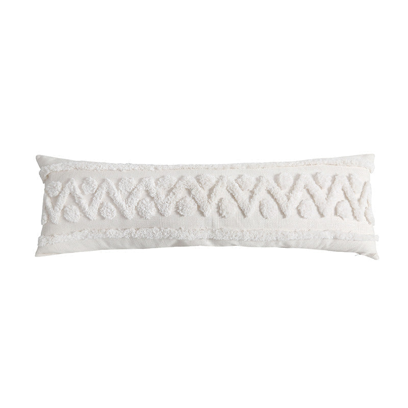 Blonst Cotton Pillow Case Decorative Tufted Cushion Cover