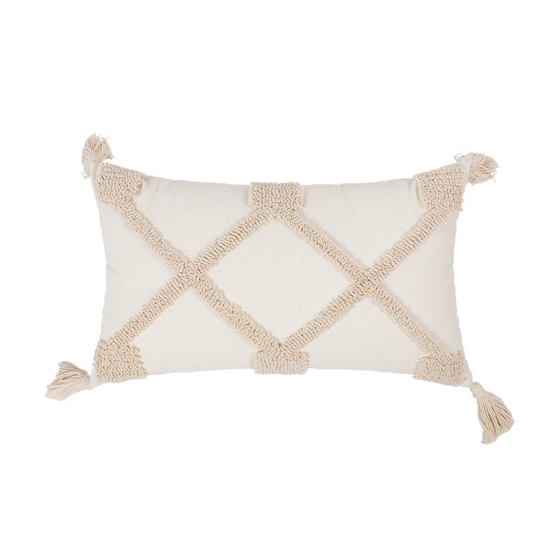 Maya Geometric Pillow Cover-Artes Designs-D-12"x20"-