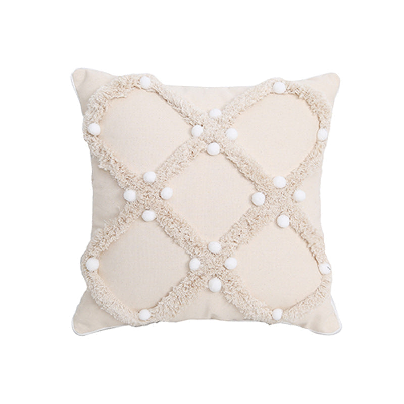 Miano Geometric Pillow Cover-Artes Designs-C-18"x18"-