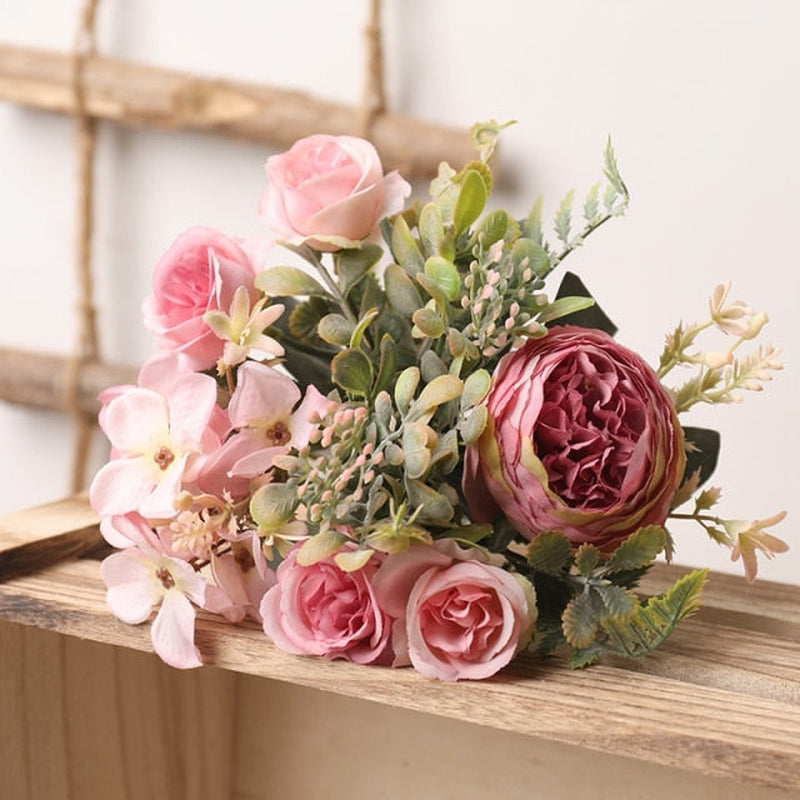 'Nelly's' Bouquet-Plants-Pink-Flower, Plants-Artes Designs
