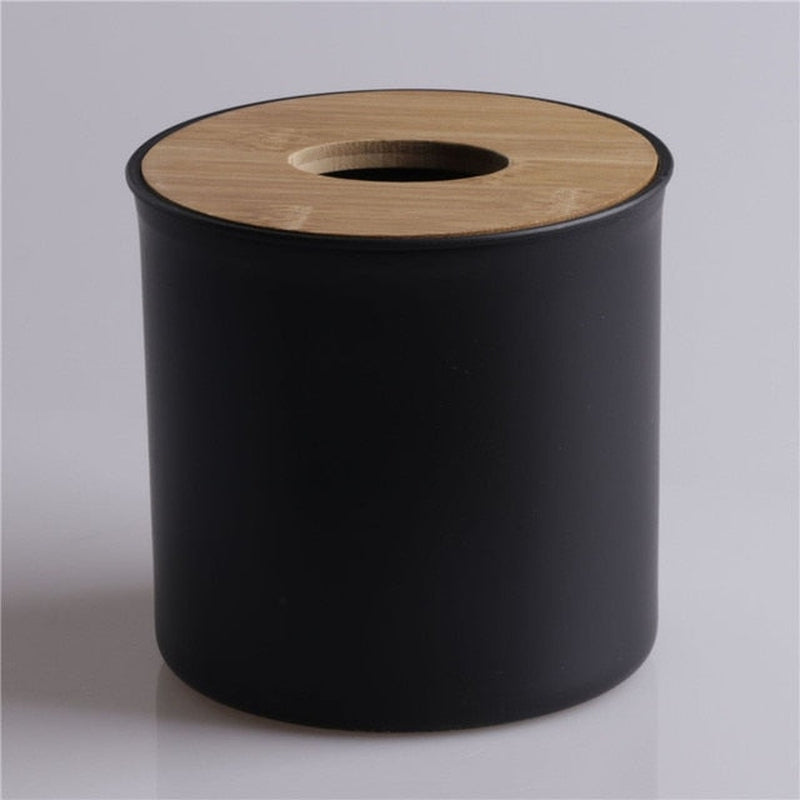 'Polkast' Tissue Holder-Tissue Box-Black-Tissue Box, Tissue Holders-Artes Designs