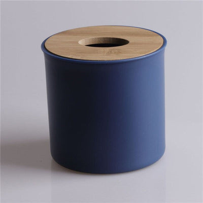 'Polkast' Tissue Holder-Tissue Box-Blue-Tissue Box, Tissue Holders-Artes Designs