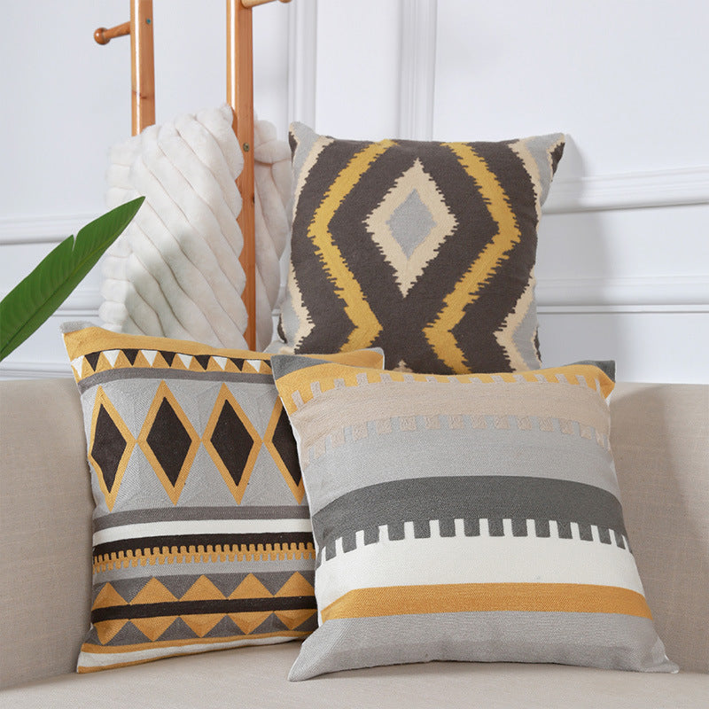 Recco Geometric Pillow Cover-Artes Designs-
