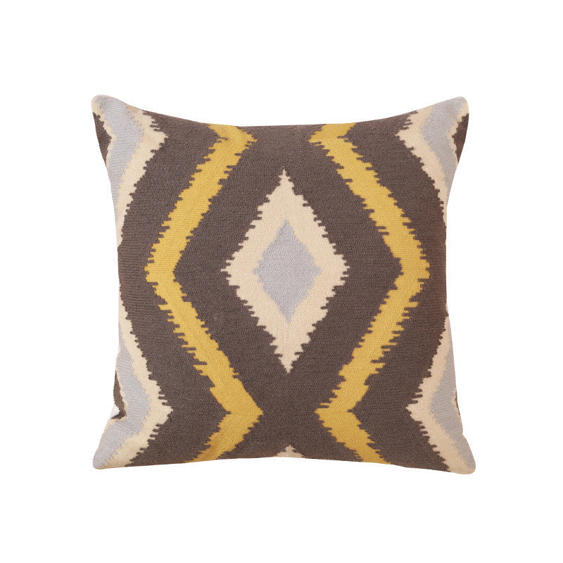 Recco Geometric Pillow Cover-Artes Designs-E-18"x18"-