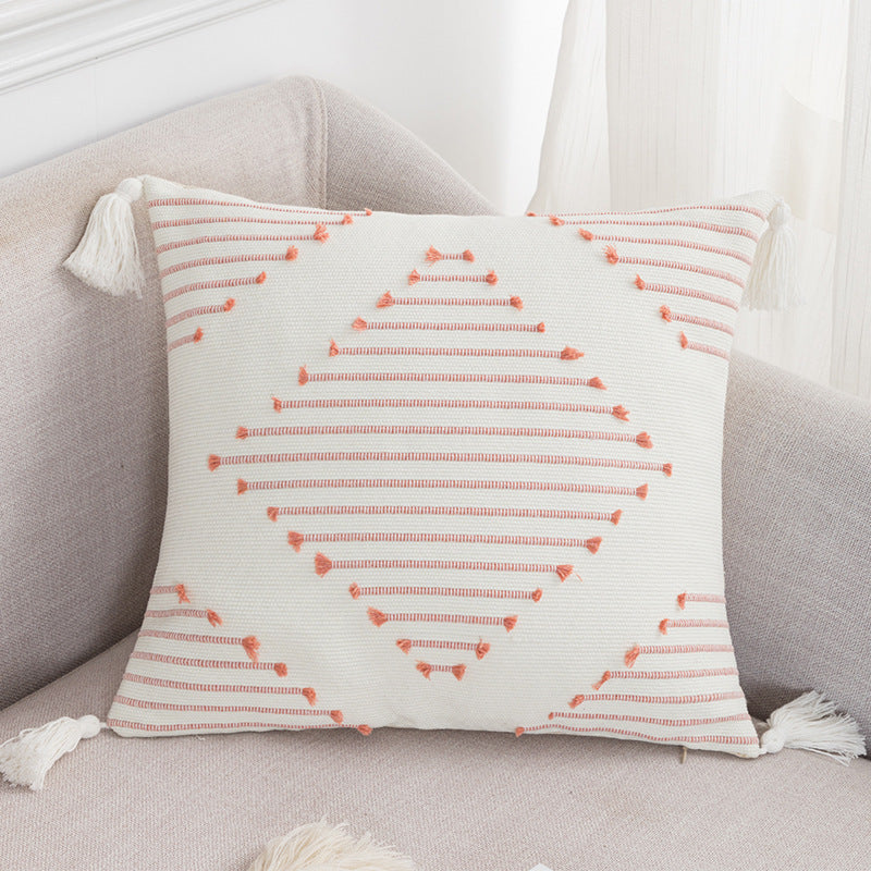 Reef Geometric Pillow Cover-Artes Designs-D-18"x18"-