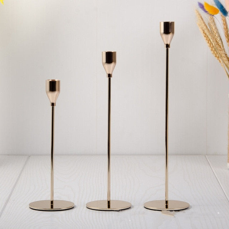 'Relish' Candle Stand-Candle Holder-French Gold Set-Candle, Candles, Candles Holder-Artes Designs