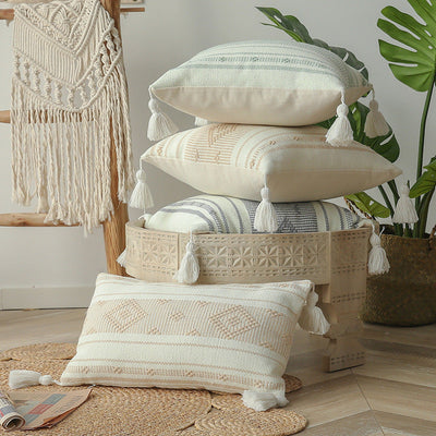 Sandi Textured Pillow Cover-Artes Designs-