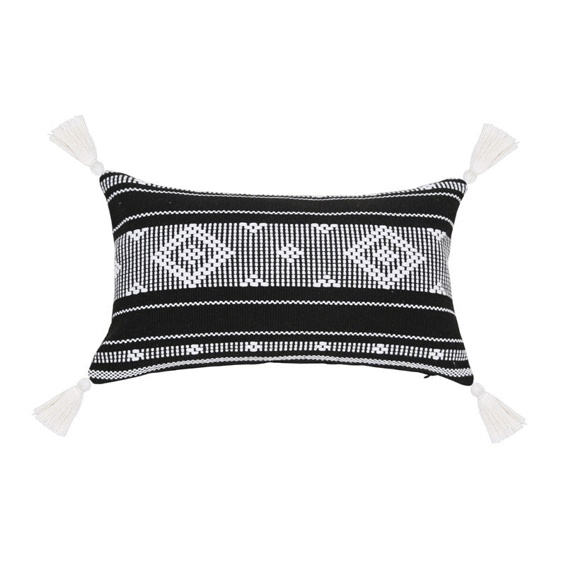 Sandi Textured Pillow Cover-Artes Designs-Rectangular A-12"x20"-