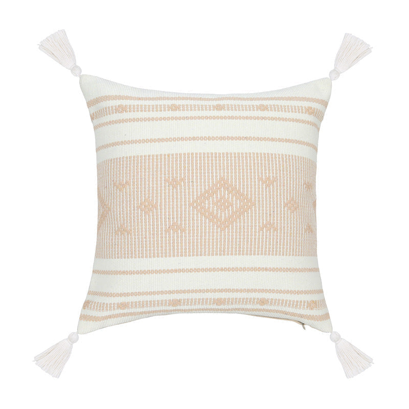Sandi Textured Pillow Cover-Artes Designs-Square B-18"x18"-