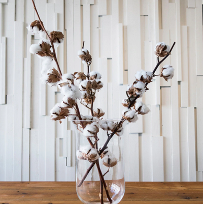 'Loti' Cotton Floral Branch-Plants-5 pcs-Plants-Artes Designs