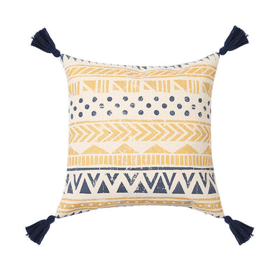 Stane Geometric Pillow Cover-Artes Designs-B-18"x18"-
