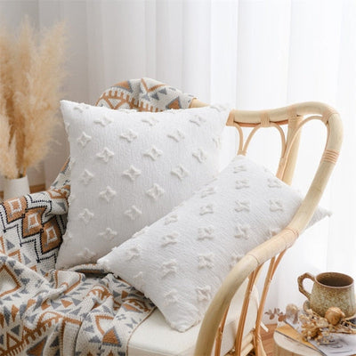 'Starsy' Cushion Cover-Pillows-White-45x45cm-Pillow, Pillow Cover-Artes Designs