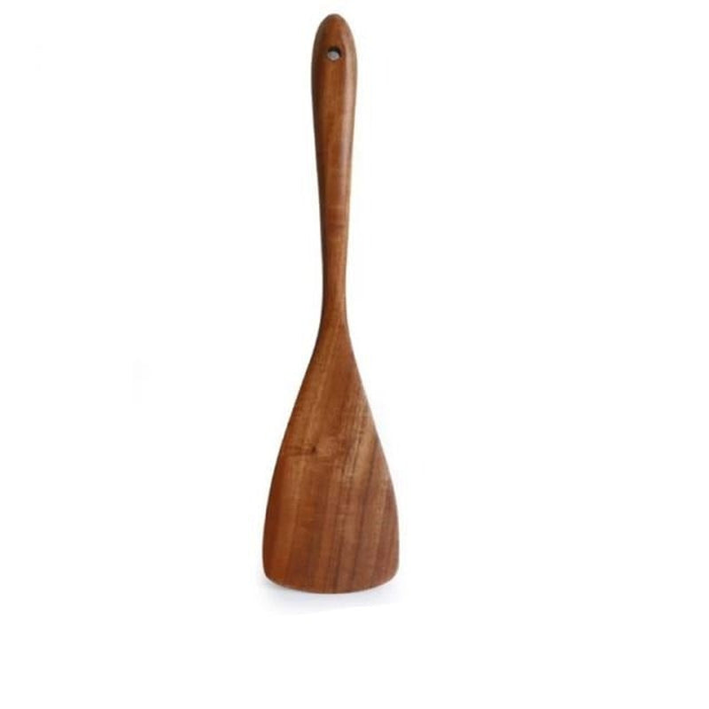'Teak' Natural Wood Tableware-Kitchen-Shovel-Dinnerware, Kitchen, Spoon Set, Table, Tableware-Artes Designs