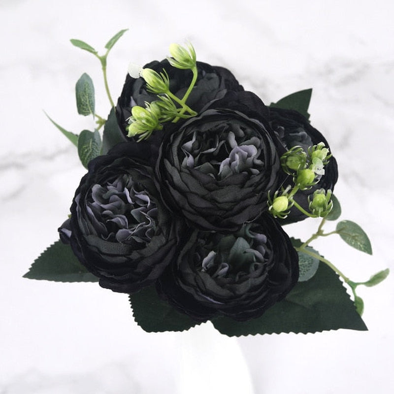 'Tina's' Bouquet-Plants-Black-Flower, Plants-Artes Designs